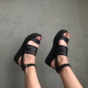 F21 platform sandals